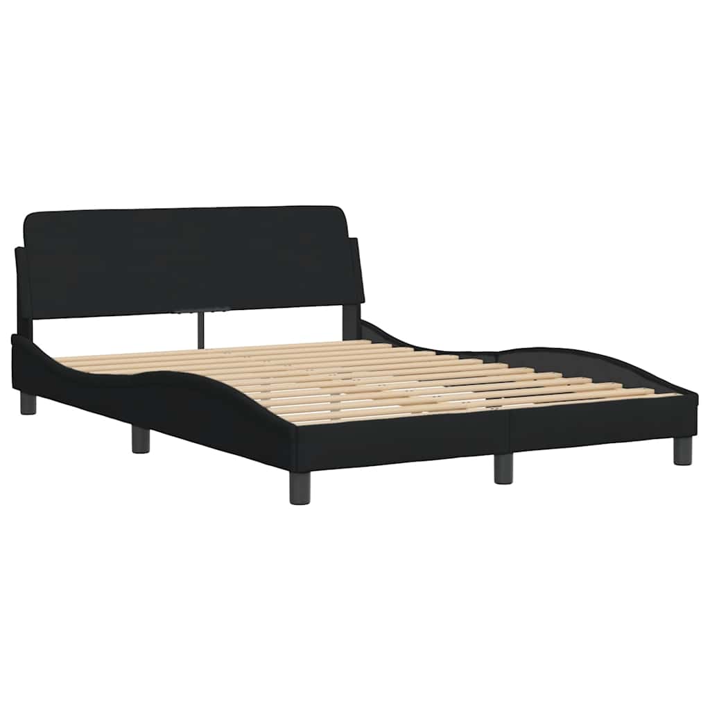 sengestel Dover sort 135x190 cm stof