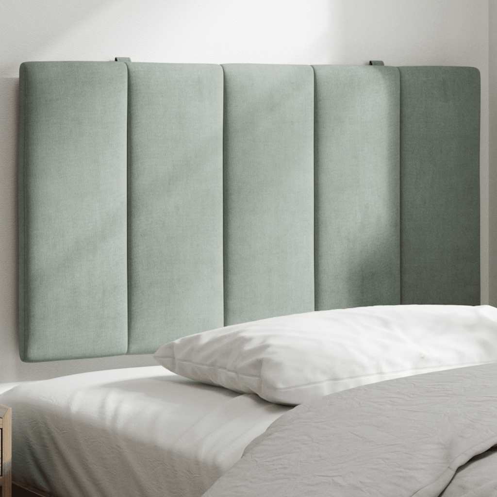gavlpude Hanko 90 cm velour lysegrå