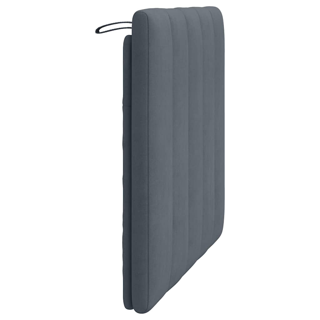 gavlpude Hanko 90 cm velour mørkegrå
