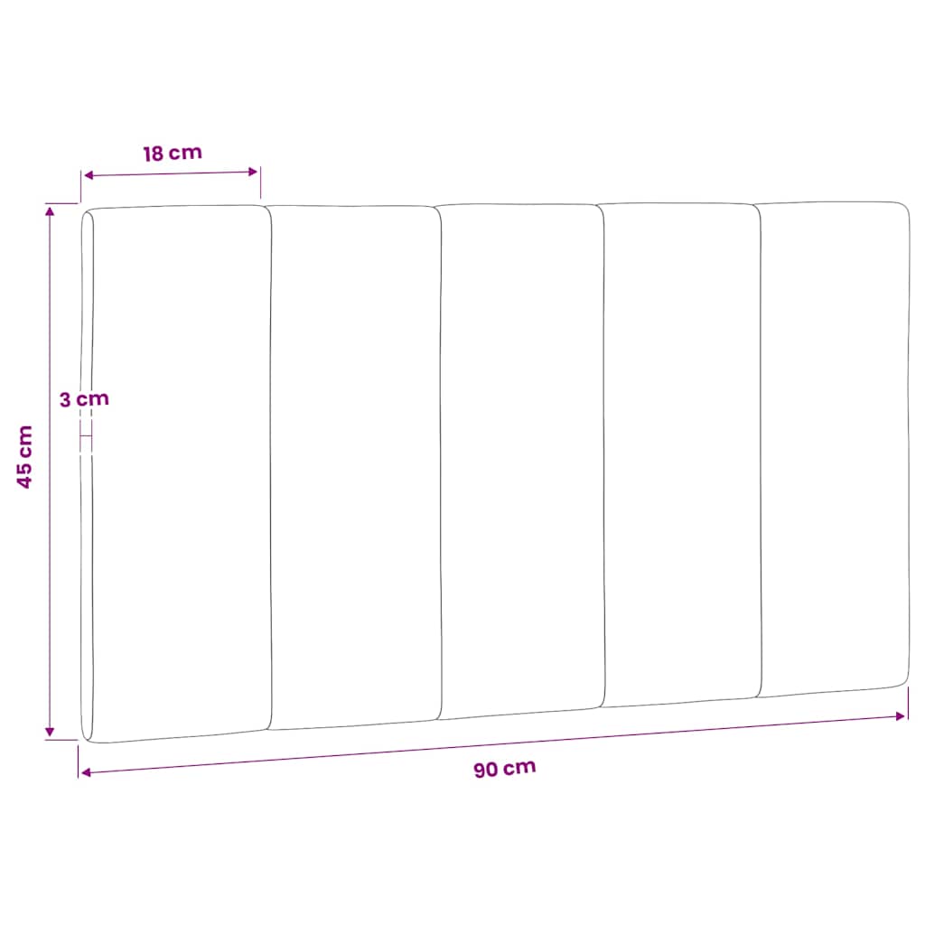 gavlpude Hanko 90 cm velour blå
