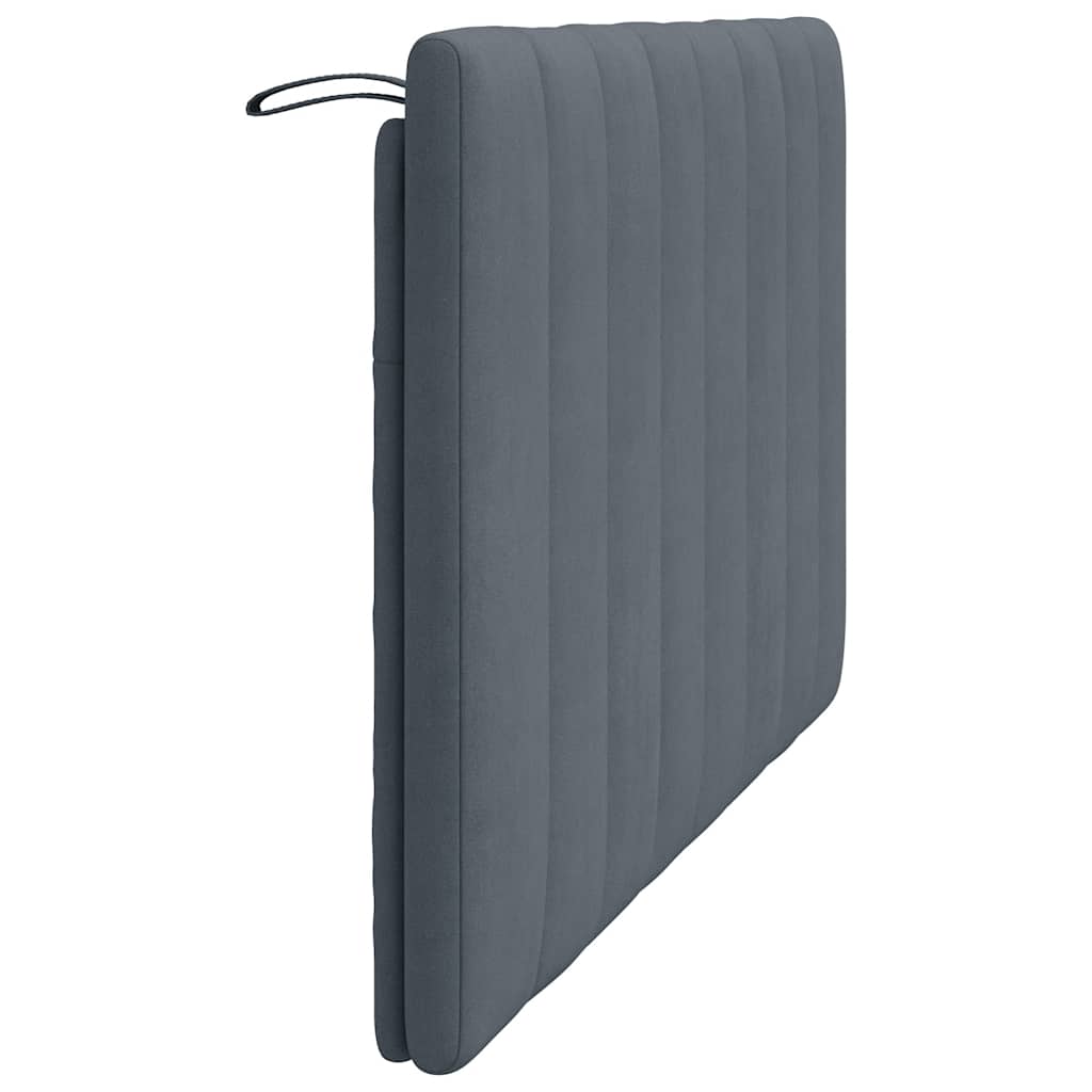 gavlpude Hanko 120 cm velour mørkegrå