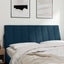 gavlpude Hanko 120 cm velour blå