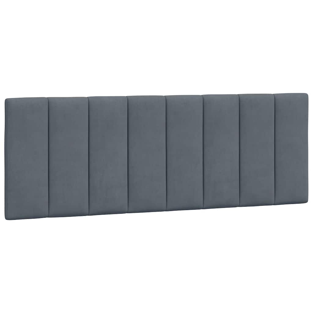 gavlpude Hanko 140 cm velour mørkegrå