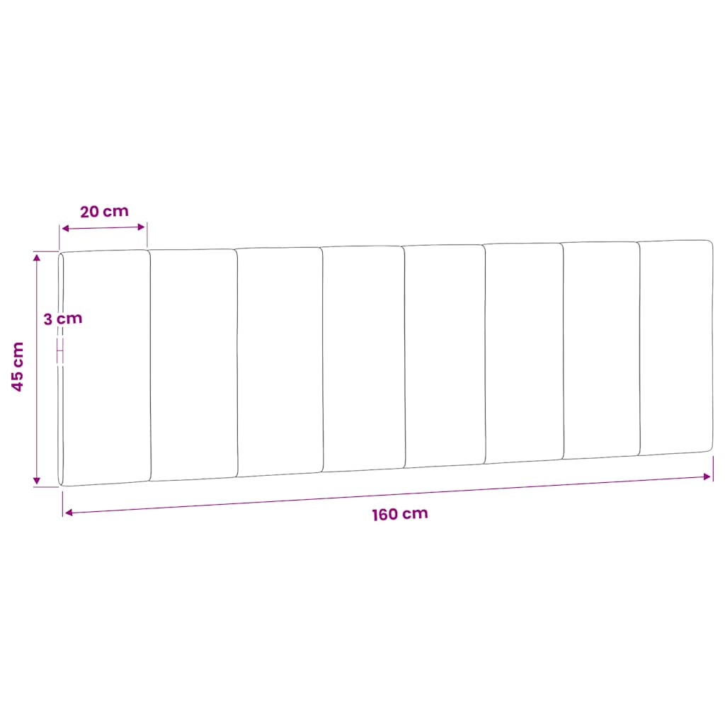 gavlpude Hanko 160 cm velour sort