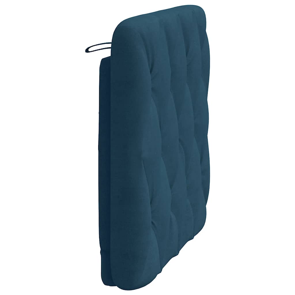 gavlpude 80 cm velour blå