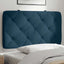 gavlpude 80 cm velour blå