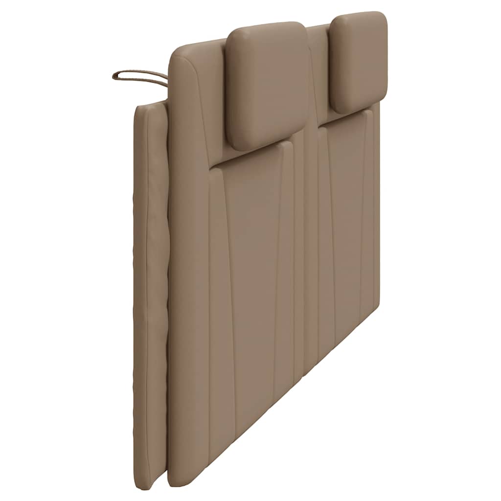 gavlpude Viana 200 cm kunstlæder cappuccinofarvet
