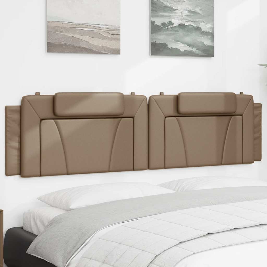 gavlpude Viana 200 cm kunstlæder cappuccinofarvet