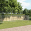 hundegård med låge 12x2x1,5 m galvaniseret stål grå