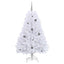 Kunstigt juletræ Hvid 80 x 80 x 150 cm PVC og metal