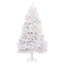 Kunstigt juletræ med 300 LED'er Hvid 210 cm PVC og metal