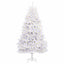 Kunstigt juletræ med 300 LED'er Hvid 270 cm PVC og metal