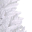 Kunstigt juletræ med 300 LED'er Hvid 300 cm PVC og metal