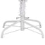Kunstigt juletræ Hvid 138 x 138 x 300 cm PVC og metal