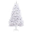 Kunstigt juletræ Hvid 138 x 138 x 300 cm PVC og metal