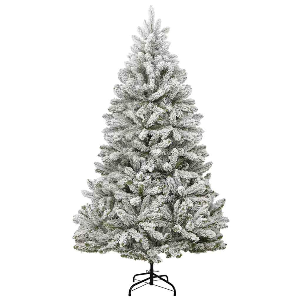 kunstigt juletræ 300 LED'er og kuglesæt hængslet 300 cm