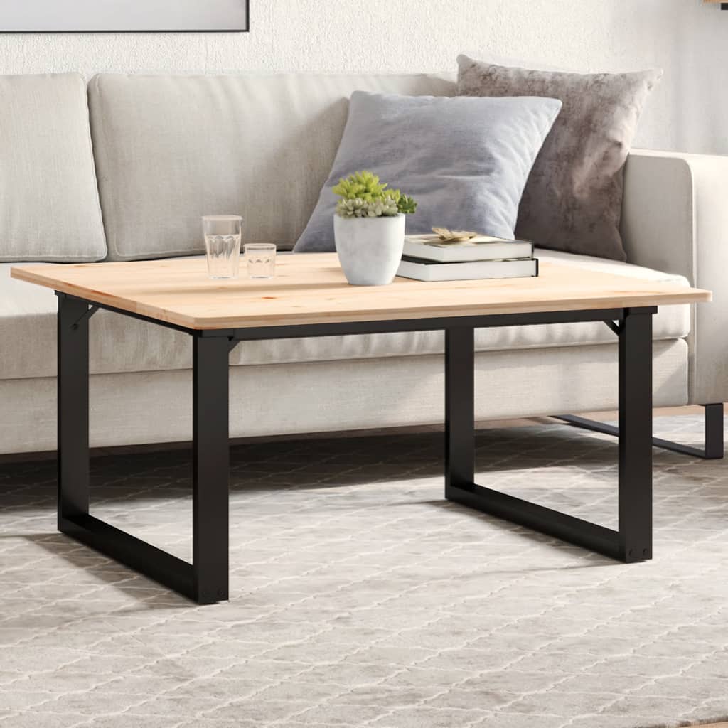 bordben til sofabord 80x70x43 cm O-stel stål billede