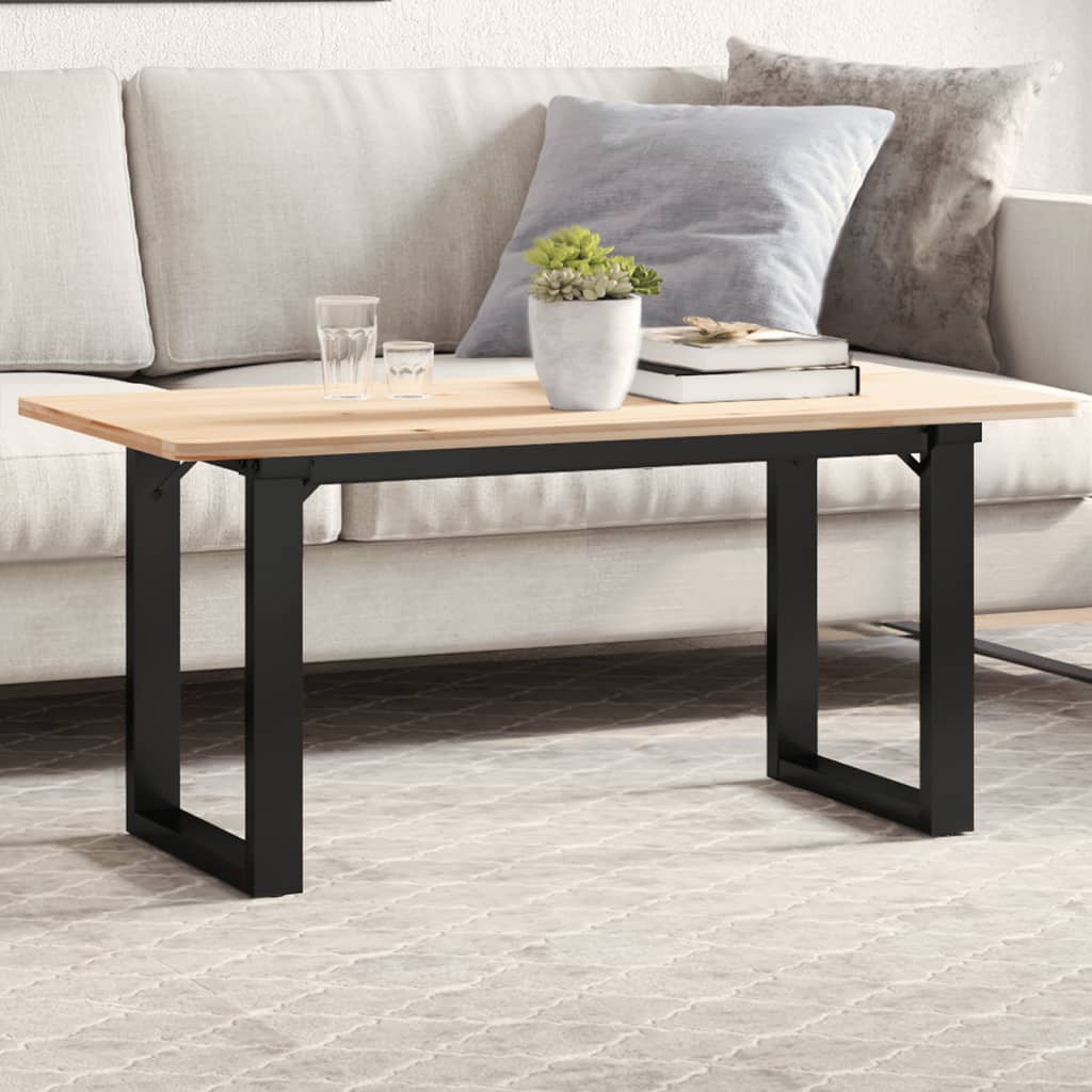 bordben til sofabord 90x40x43 cm O-stel stål billede
