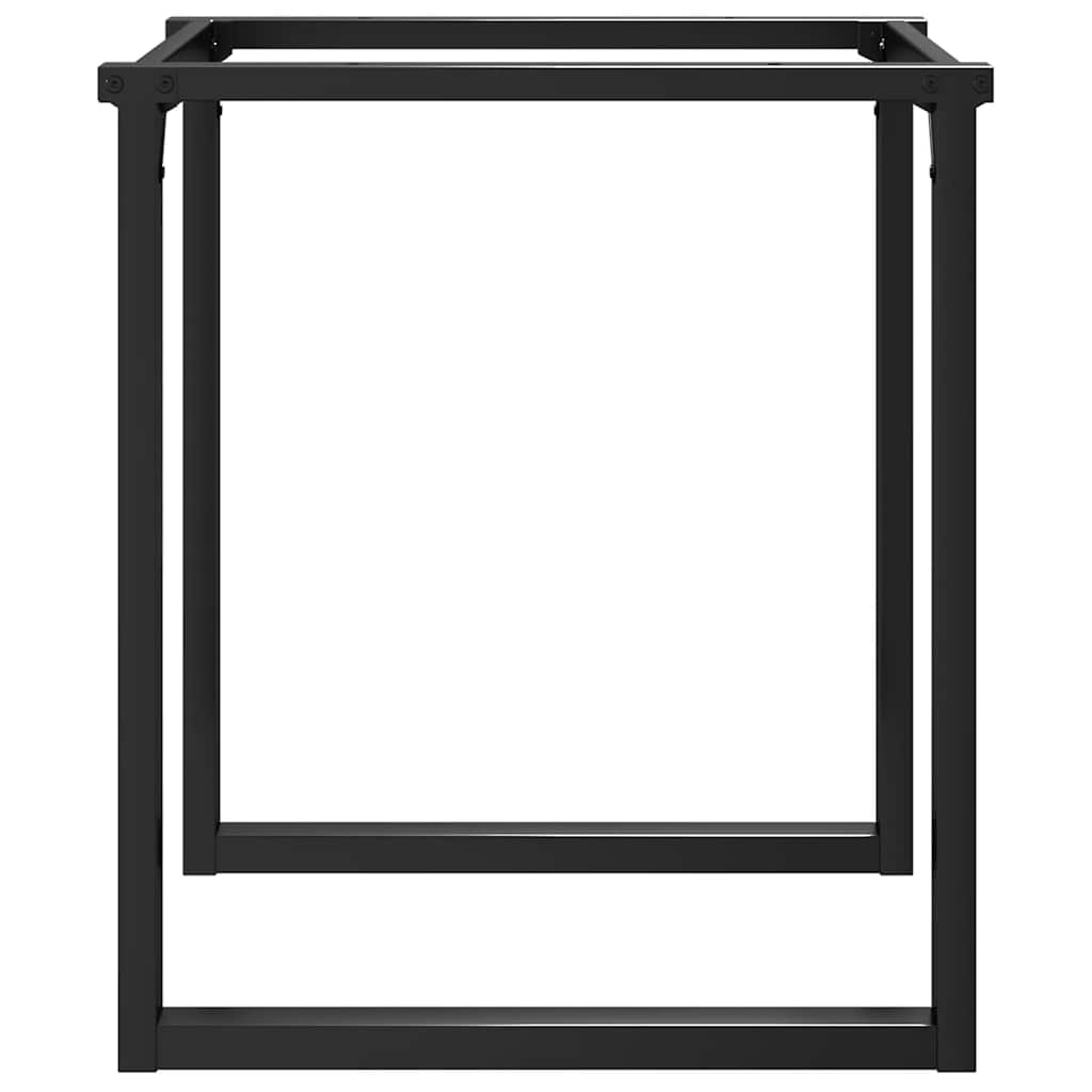 bordben til spisebord 60x60x73 cm O-stel stål