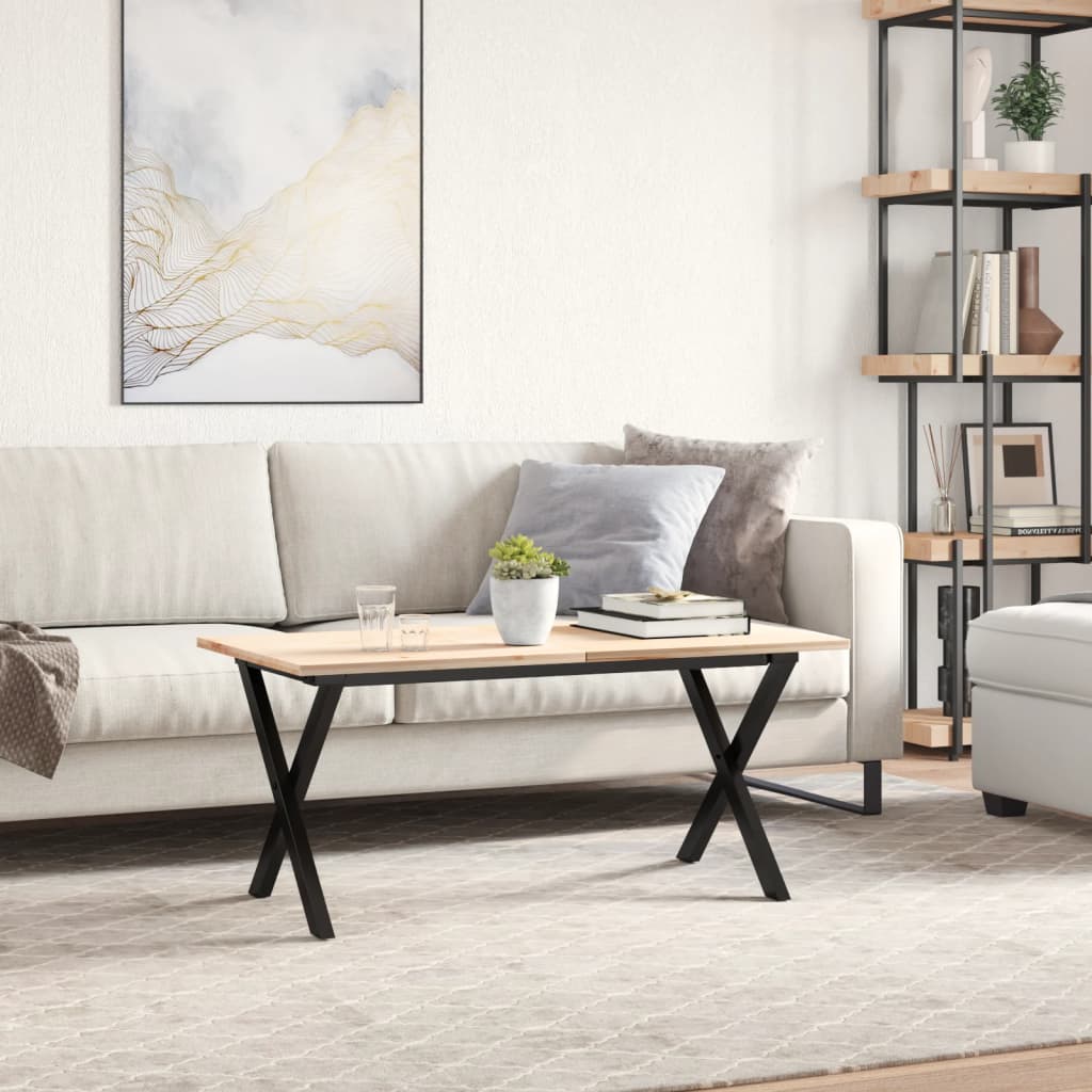 bordben til sofabord 70x30x43 cm X-stel stål