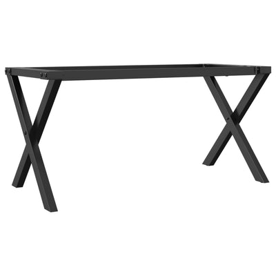 bordben til sofabord 80x40x43 cm X-stel stål