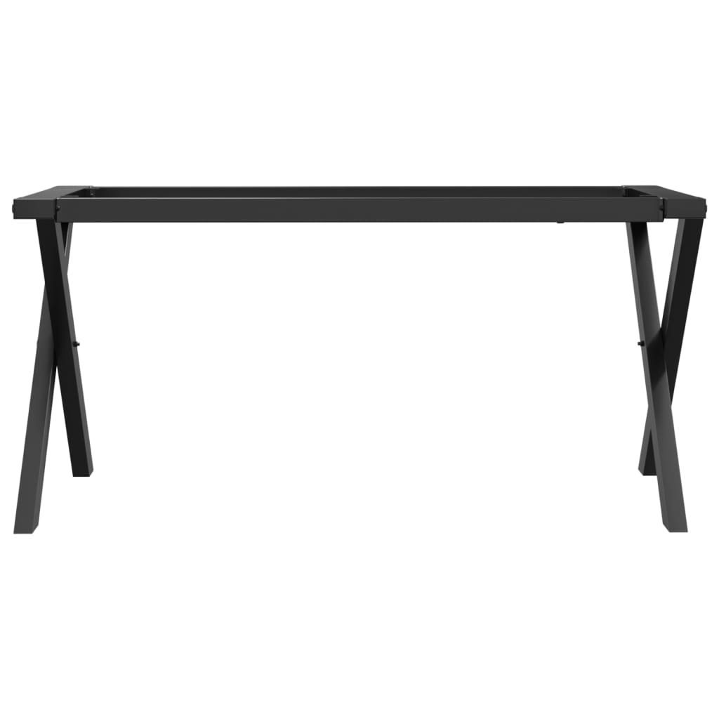 bordben til sofabord 80x40x43 cm X-stel stål