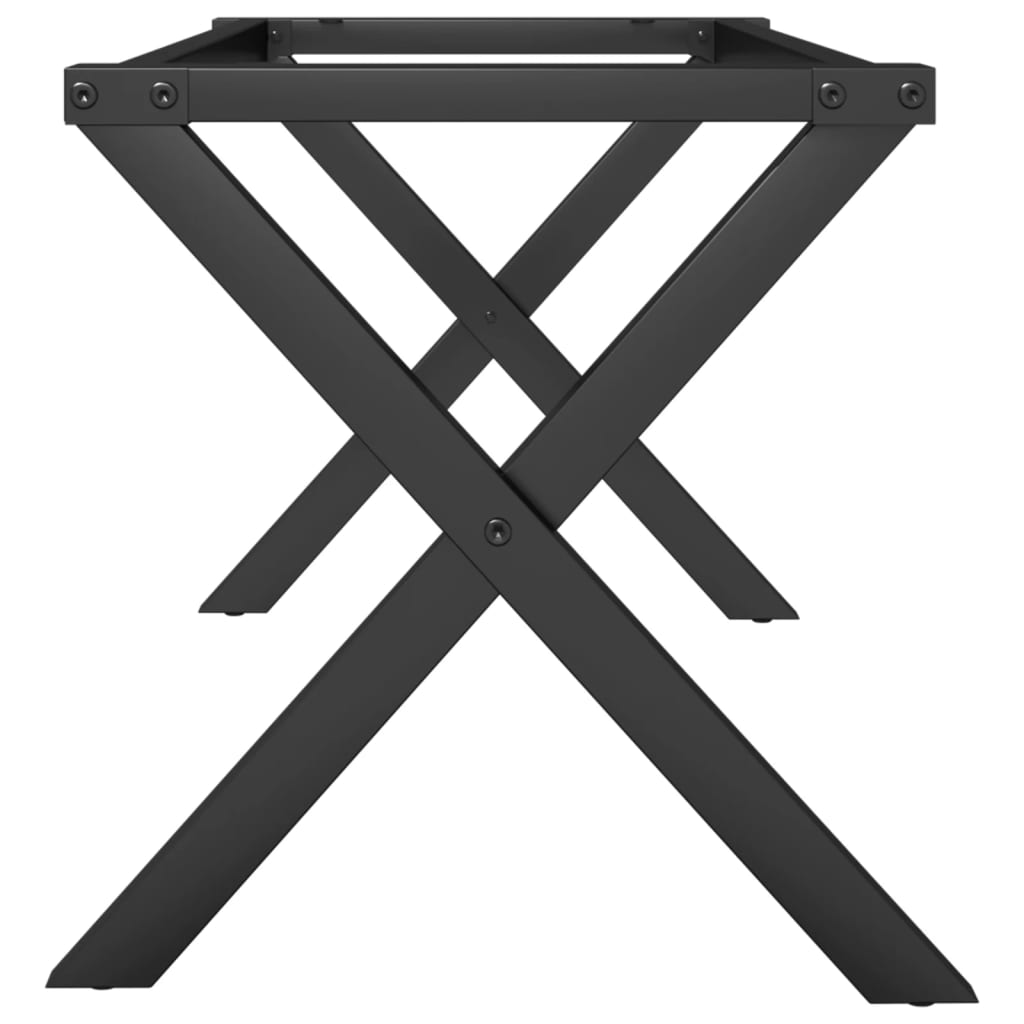 bordben til sofabord 90x30x43 cm X-stel stål