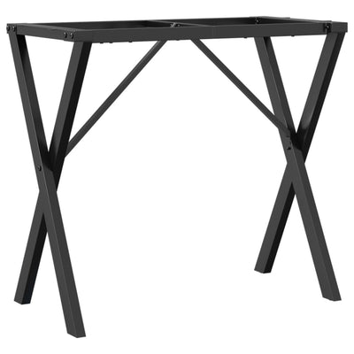 bordben til spisebord 80x40x73 cm X-stel stål