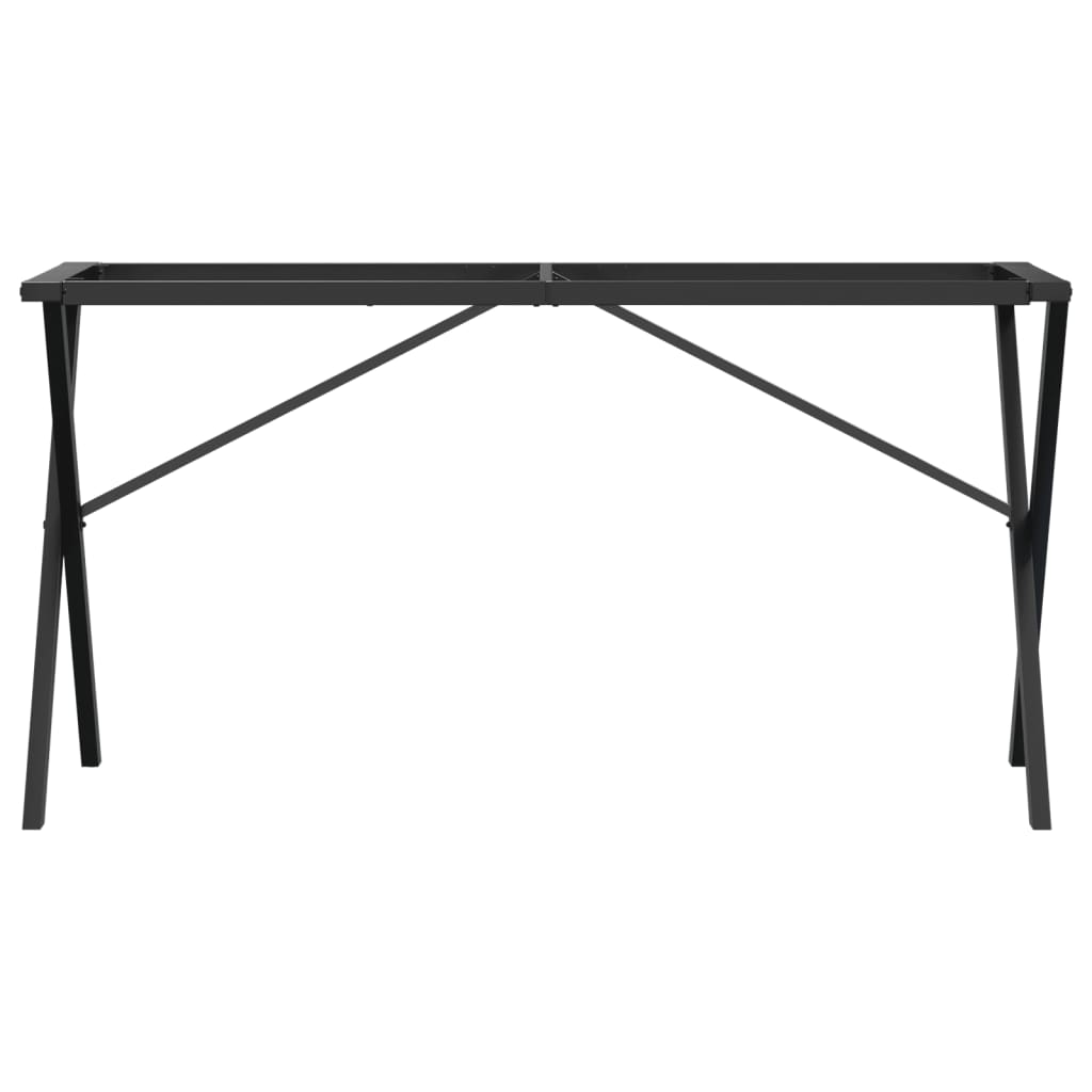 bordben til spisebord 120x60x73 cm X-stel stål