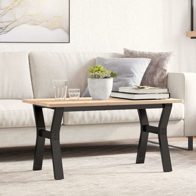 bordben til sofabord 90x40x43 cm Y-stel stål