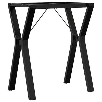 bordben til spisebord 60x40x73 cm Y-stel stål