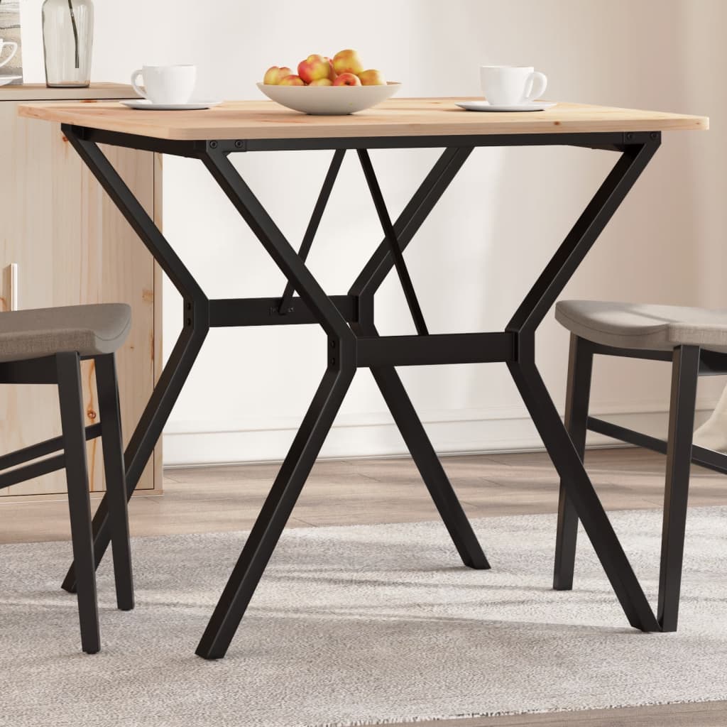 bordben til spisebord 70x70x73 cm Y-stel stål billede