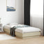 sengeramme med LED-lys 90x200 cm sonoma-eg