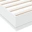 sengeramme 90x200 cm konstrueret træ hvid