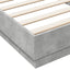 sengeramme 90x200 cm konstrueret træ betongrå