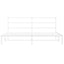 sengeramme med sengegavl 183x213 cm metal hvid