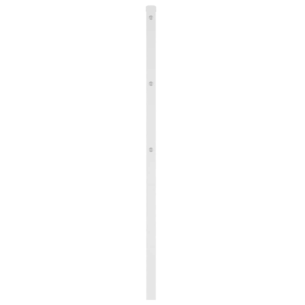 udskiftningsgavl 75 cm metal hvid