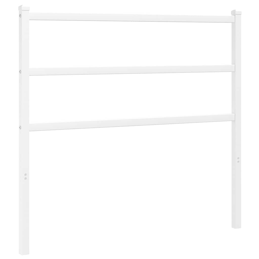 udskiftningsgavl 100 cm metal hvid