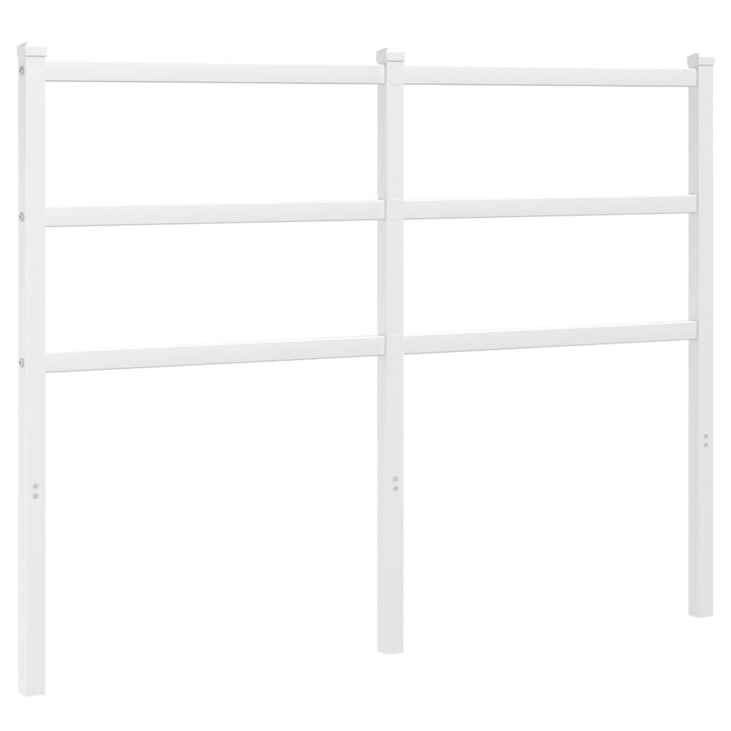 udskiftningsgavl 120 cm metal hvid