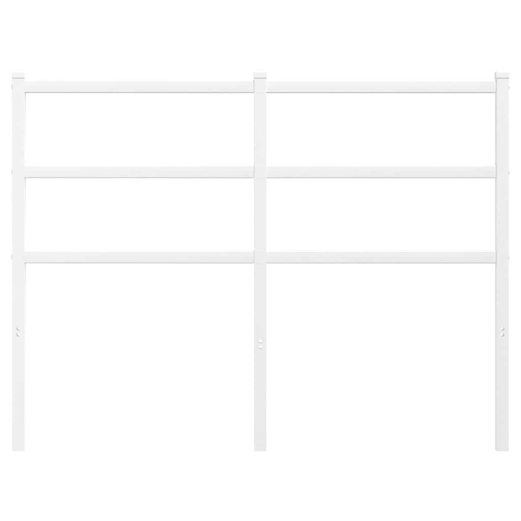 udskiftningsgavl 120 cm metal hvid