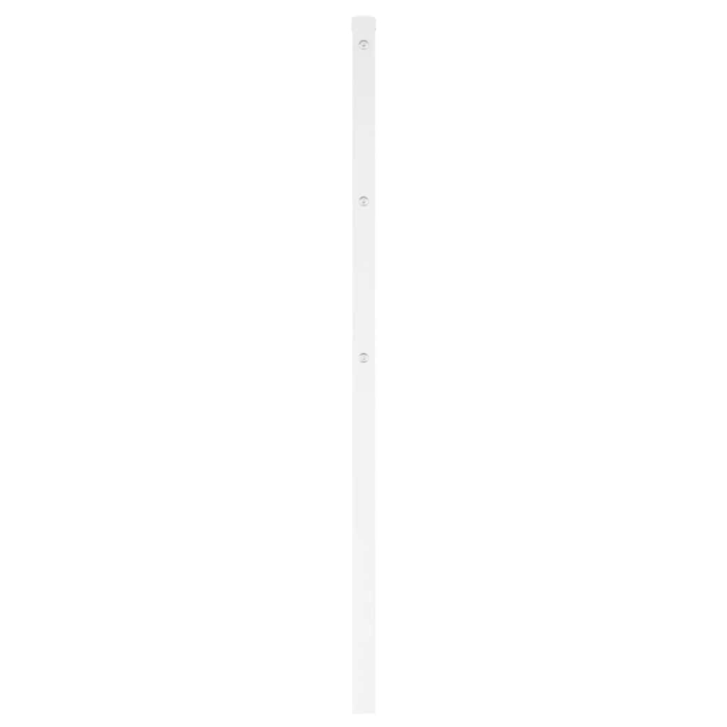 udskiftningsgavl 120 cm metal hvid
