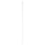udskiftningsgavl 180 cm metal hvid