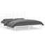 sengeramme med sengegavl 180x200 cm metal hvid