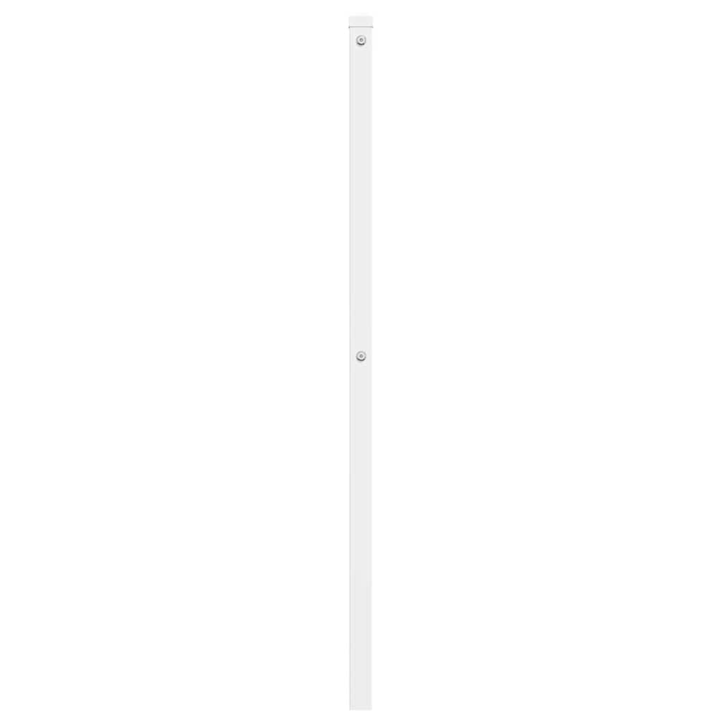 udskiftningsgavl 120 cm metal hvid
