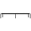 sengeramme 75x190 cm metal sort