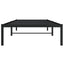 sengeramme 90x200 cm metal sort