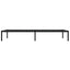 sengeramme 100x200 cm metal sort