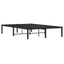 sengeramme 120x190 cm metal sort