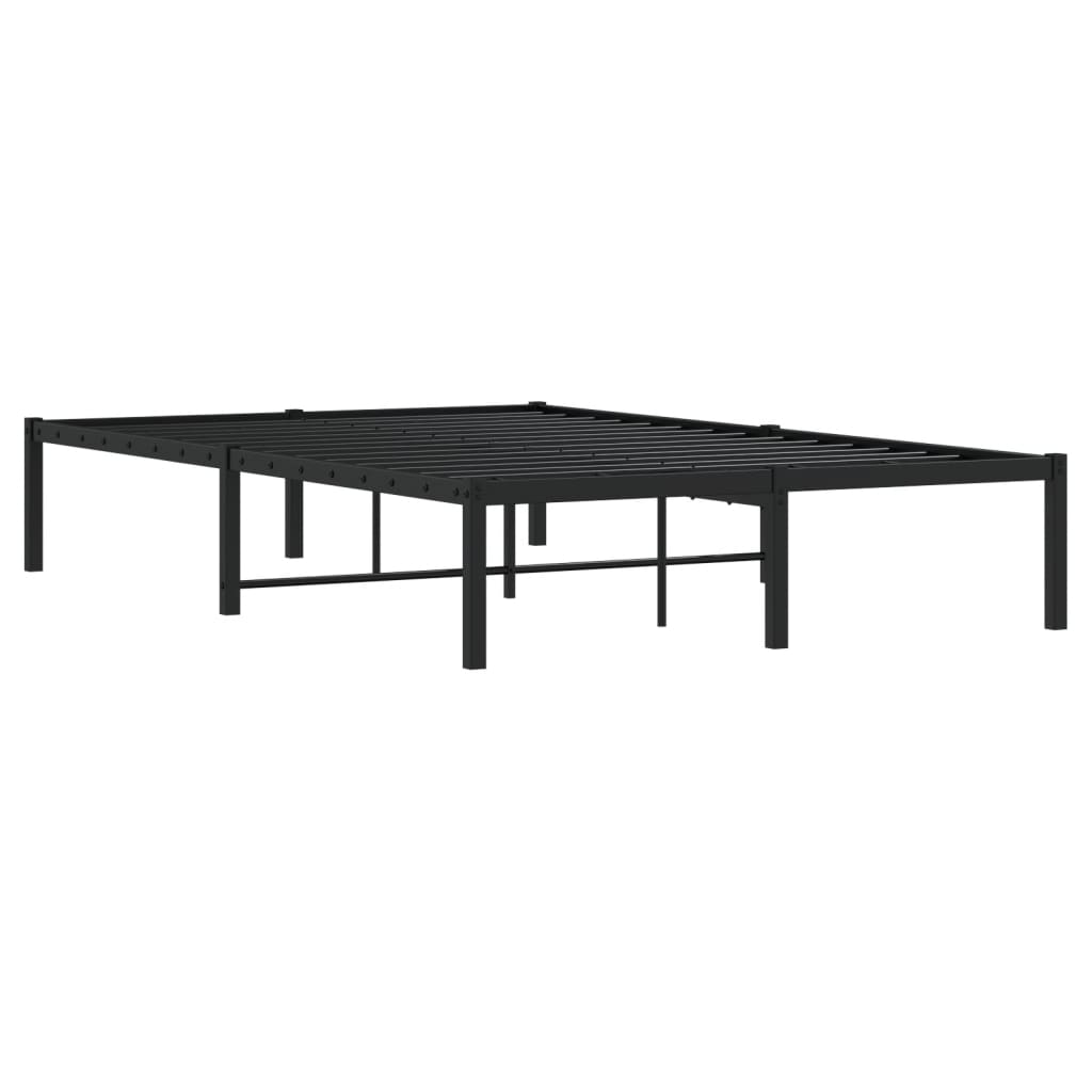 sengeramme 120x190 cm metal sort