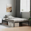 sengeramme 120x190 cm metal sort